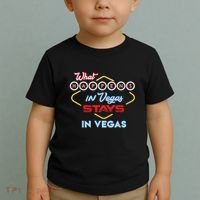 Funny What Happens In Vegas Stays In Vegas Gift Toddler T-Shirt thumb 2