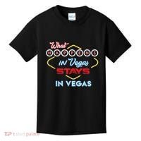 Funny What Happens In Vegas Stays In Vegas Gift Kids T-Shirt thumb 0