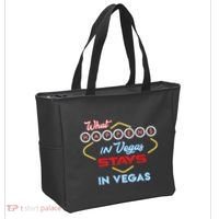Funny What Happens In Vegas Stays In Vegas Gift Tote Bag thumb 2