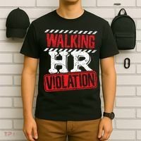 Funny Walking HR Violation Politically Incorrect T-Shirt thumb 6