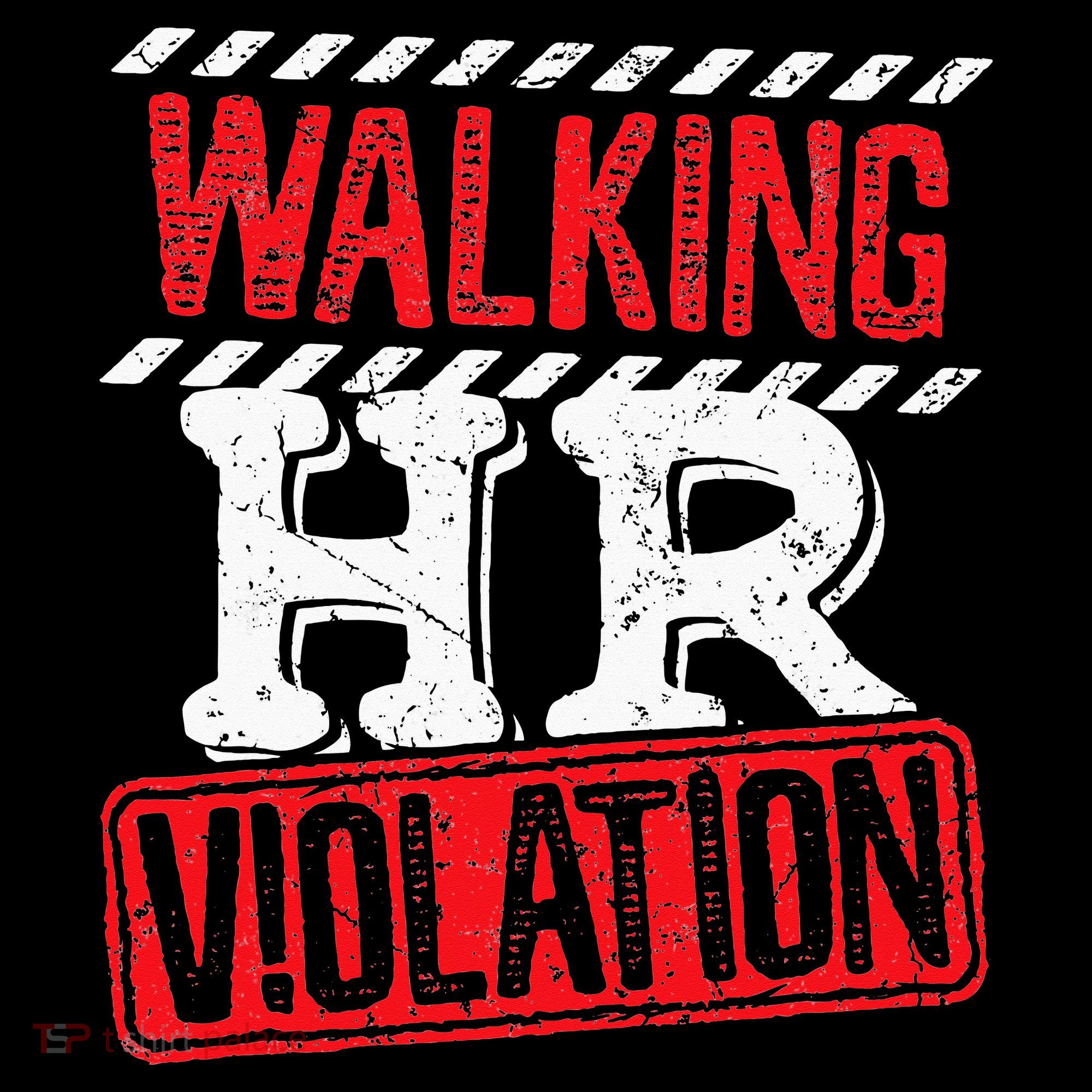 Funny Walking HR Violation Politically Incorrect Women's Hoodie