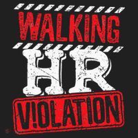 Funny Walking HR Violation Politically Incorrect Golf Towel thumb 3