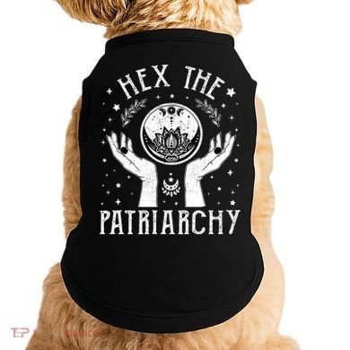 Feminist Witch Hex The Patriarchy Halloween Witch Vibes Great Gift Doggie Tank