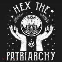 Feminist Witch Hex The Patriarchy Halloween Witch Vibes Great Gift Doggie Tank thumb 4