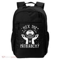 Feminist Witch Hex The Patriarchy Halloween Witch Vibes Great Gift Backpack thumb 0