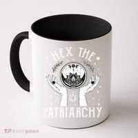 Feminist Witch Hex The Patriarchy Halloween Witch Vibes Great Gift Coffee Mug thumb 0
