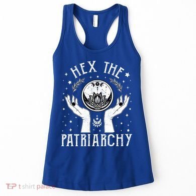 Feminist Witch Hex The Patriarchy Halloween Witch Vibes Great Gift Women's Tank Top
