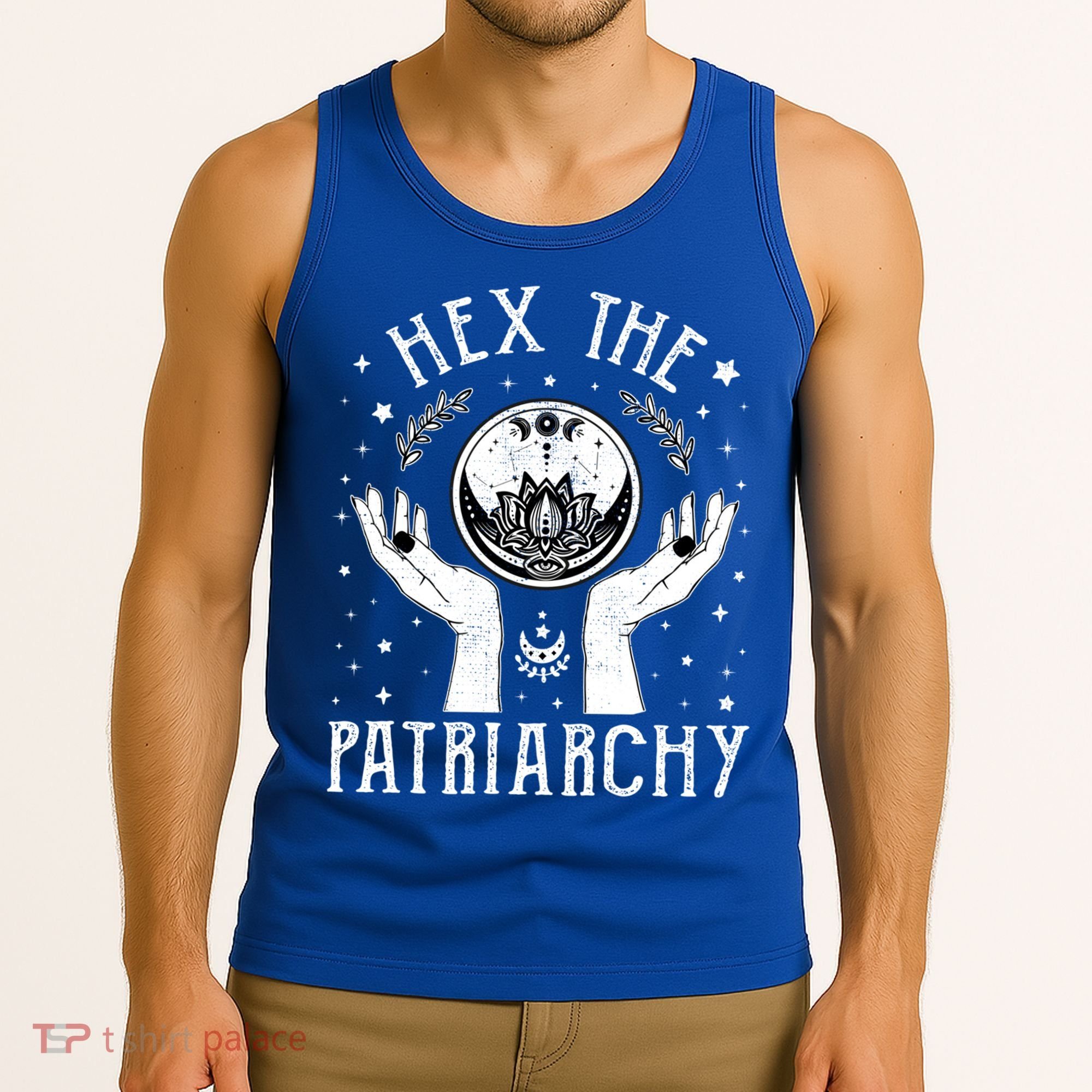 Feminist Witch Hex The Patriarchy Halloween Witch Vibes Great Gift Tank Top
