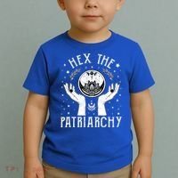Feminist Witch Hex The Patriarchy Halloween Witch Vibes Great Gift Toddler T-Shirt thumb 2