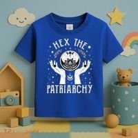 Feminist Witch Hex The Patriarchy Halloween Witch Vibes Great Gift Toddler T-Shirt thumb 3