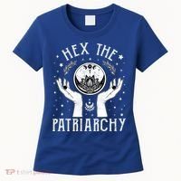 Feminist Witch Hex The Patriarchy Halloween Witch Vibes Great Gift Women's T-Shirt thumb 0