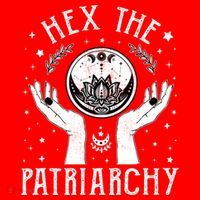 Feminist Witch Hex The Patriarchy Halloween Witch Vibes Great Gift Santa Hat thumb 1