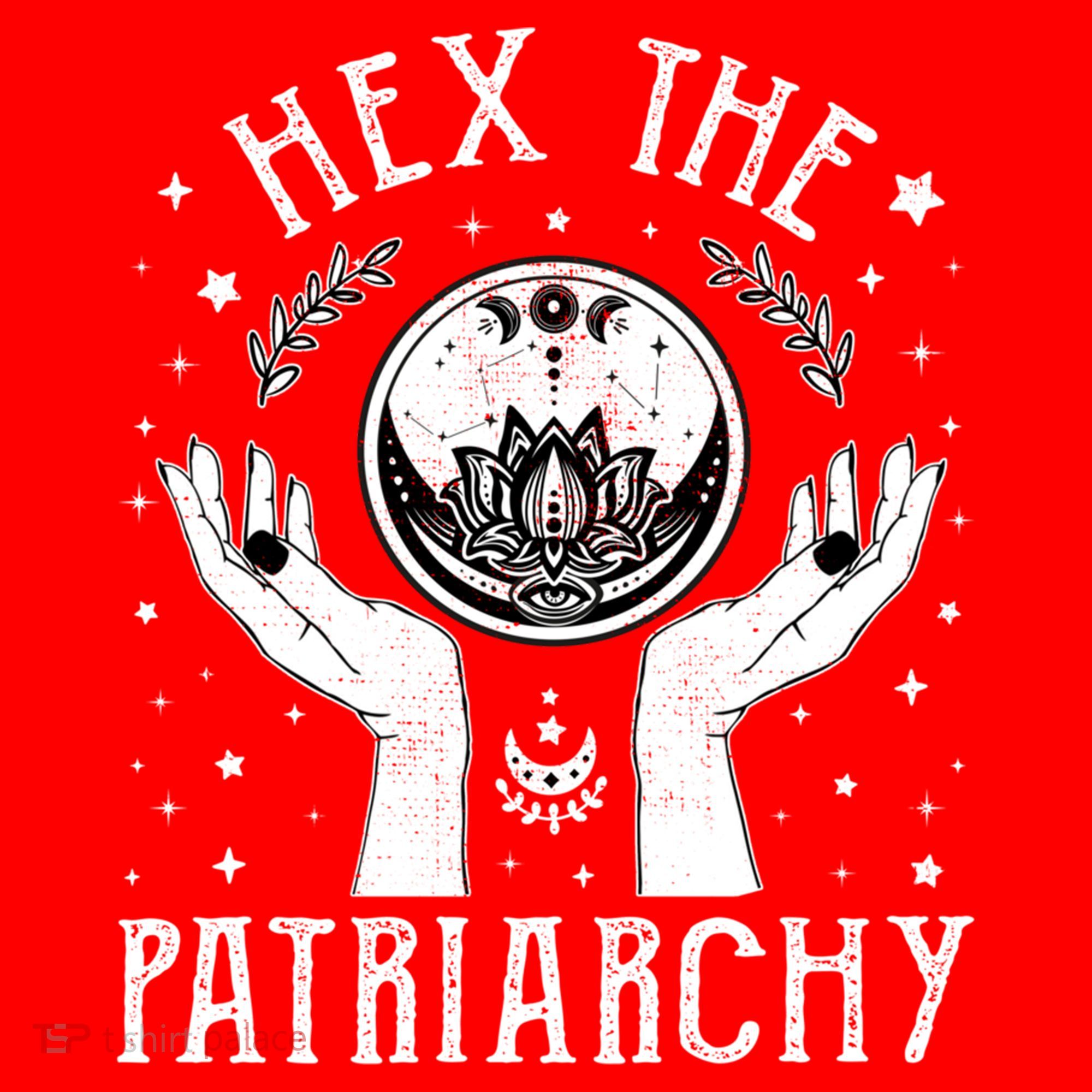 Feminist Witch Hex The Patriarchy Halloween Witch Vibes Great Gift Santa Hat