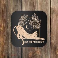 Feminist Witch, Hex The Patriarchy Coaster thumb 0