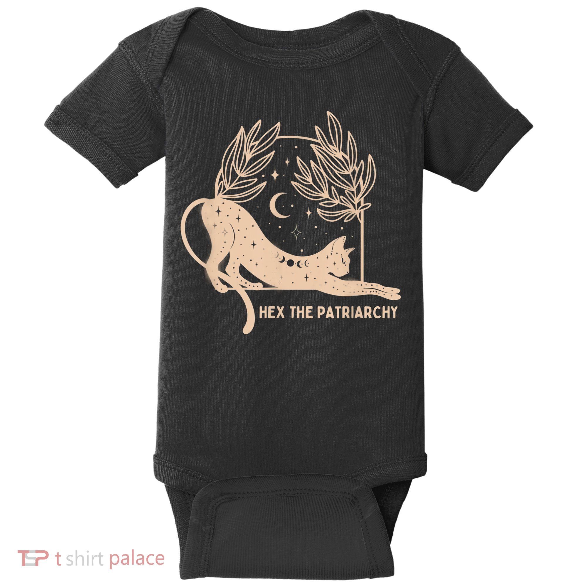 Feminist Witch, Hex The Patriarchy Baby Bodysuit