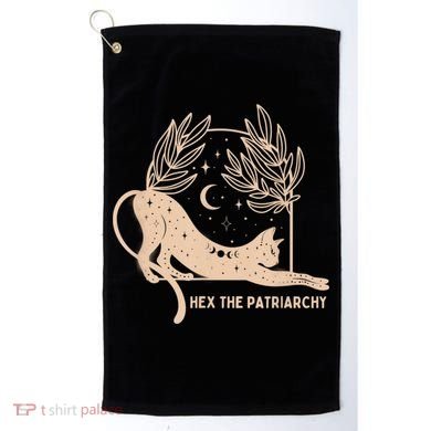 Feminist Witch, Hex The Patriarchy Golf Towel