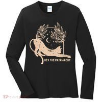 Feminist Witch, Hex The Patriarchy Women's Long Sleeve Shirt thumb 0