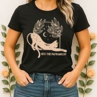 Feminist Witch, Hex The Patriarchy Women's T-Shirt thumb 2