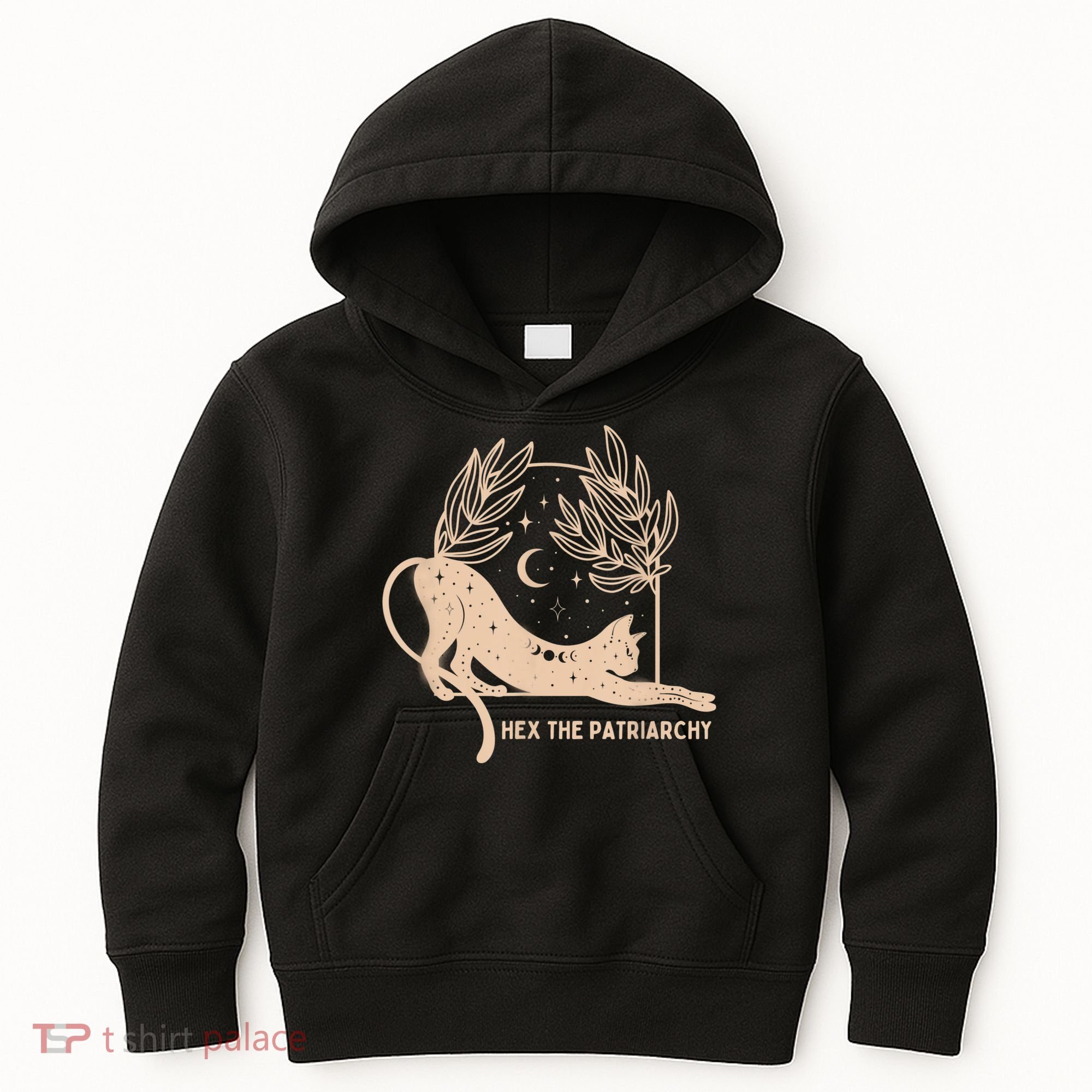 Feminist Witch, Hex The Patriarchy Kids Hoodie