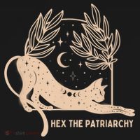 Feminist Witch, Hex The Patriarchy Kids Long Sleeve Shirt thumb 2