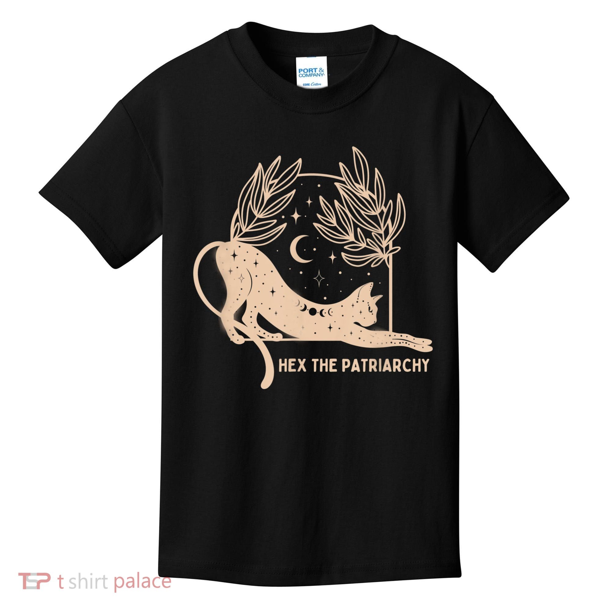Feminist Witch, Hex The Patriarchy Kids T-Shirt