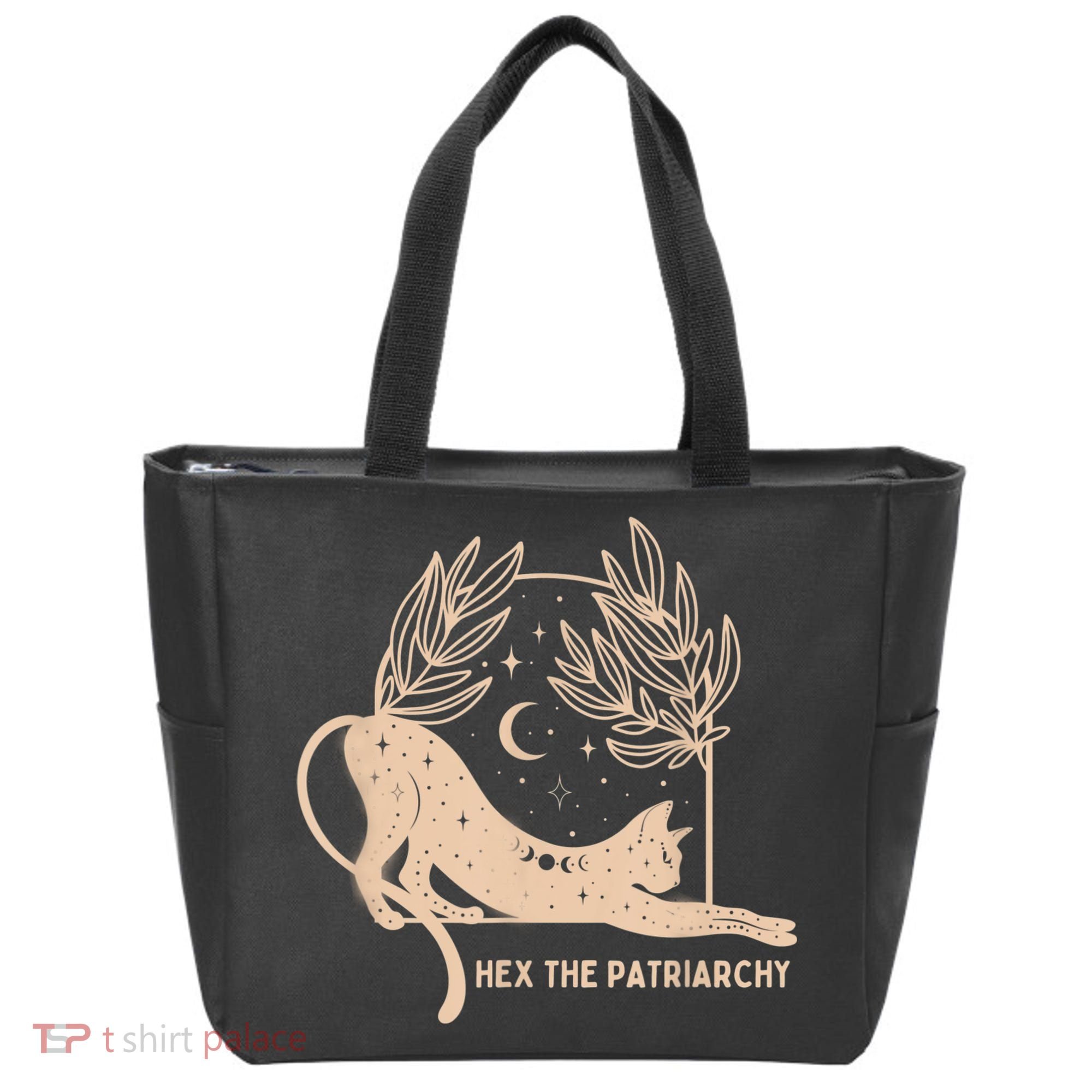 Feminist Witch, Hex The Patriarchy Tote Bag