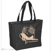 Feminist Witch, Hex The Patriarchy Tote Bag thumb 2