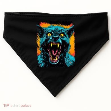 Frightnightfits Werewolf Halloween USA-Made Doggie Bandana