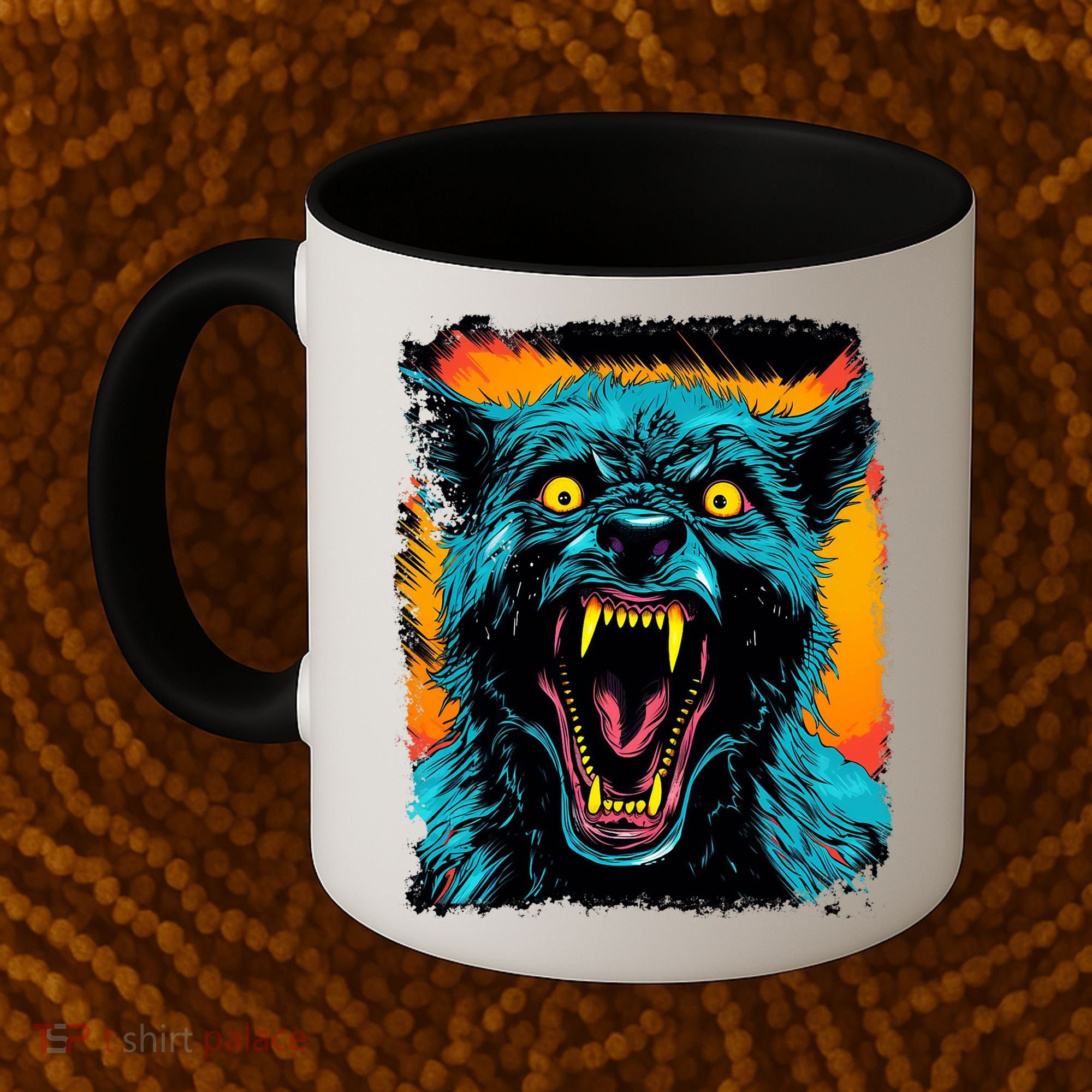 Frightnightfits Werewolf Halloween Coffee Mug