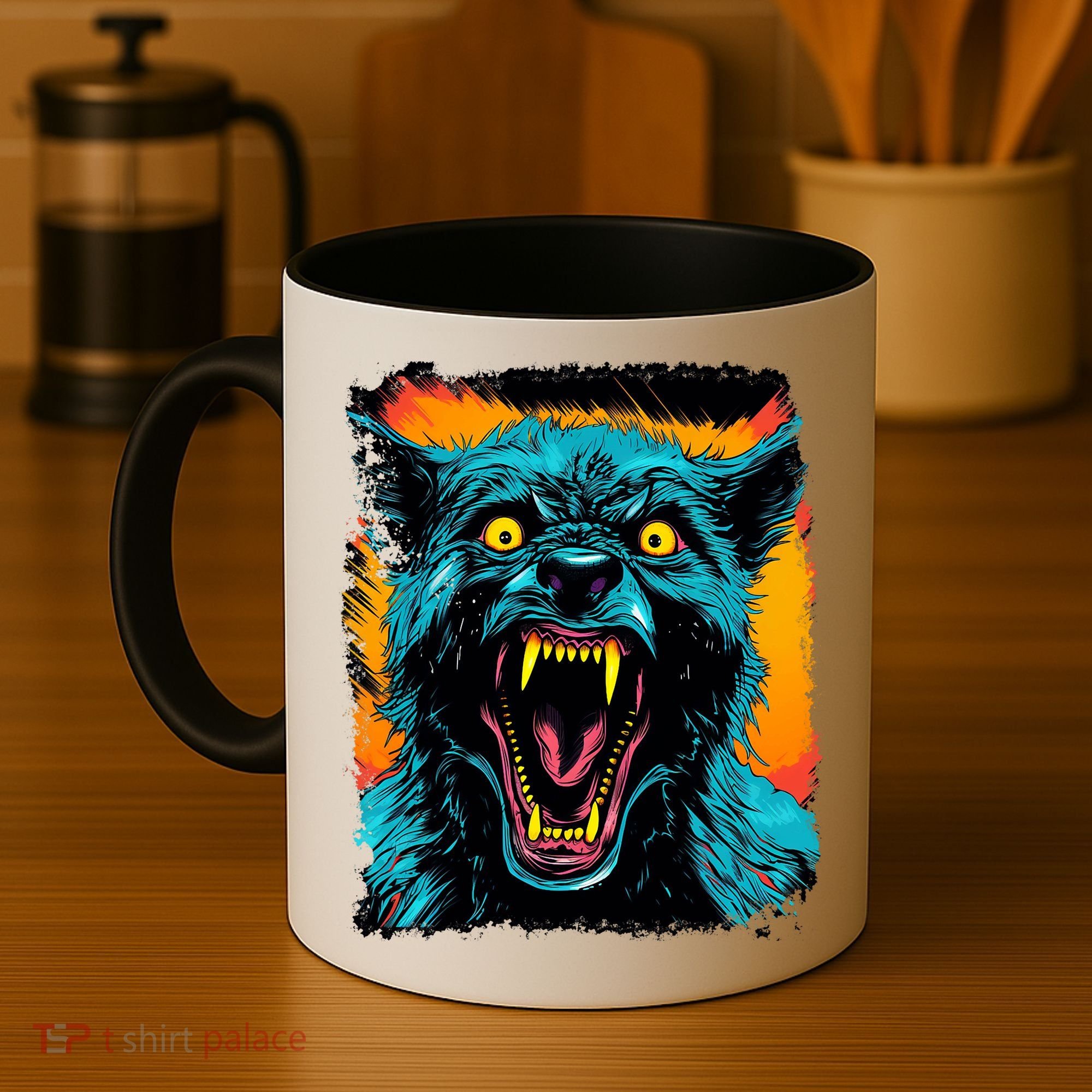 Frightnightfits Werewolf Halloween Coffee Mug