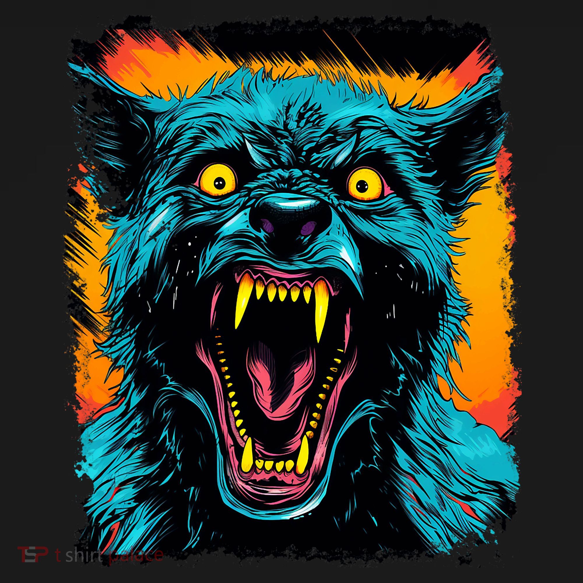 Frightnightfits Werewolf Halloween Pajama Set