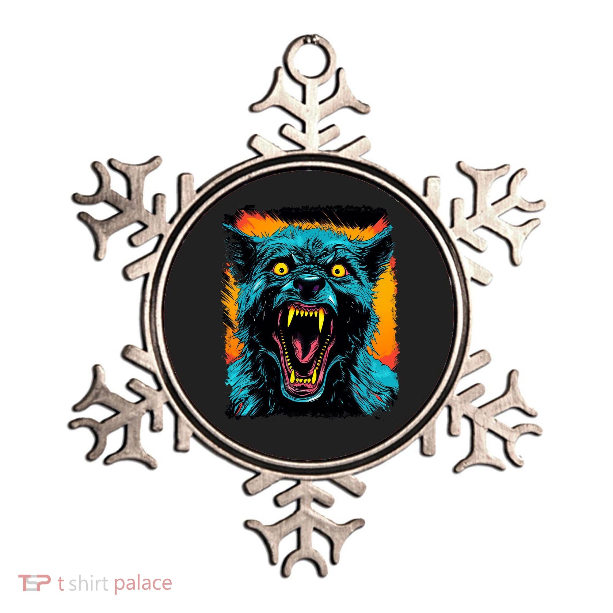 Frightnightfits Werewolf Halloween Ornament