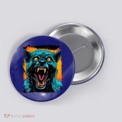 Frightnightfits Werewolf Halloween Button