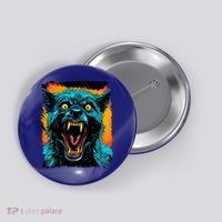 Frightnightfits Werewolf Halloween Button thumb 0