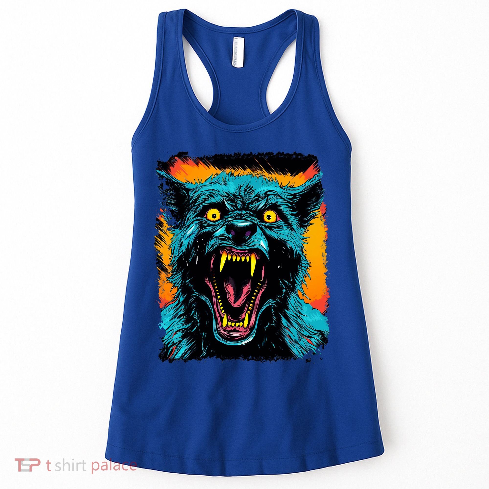 Frightnightfits Werewolf Halloween Women's Tank Top