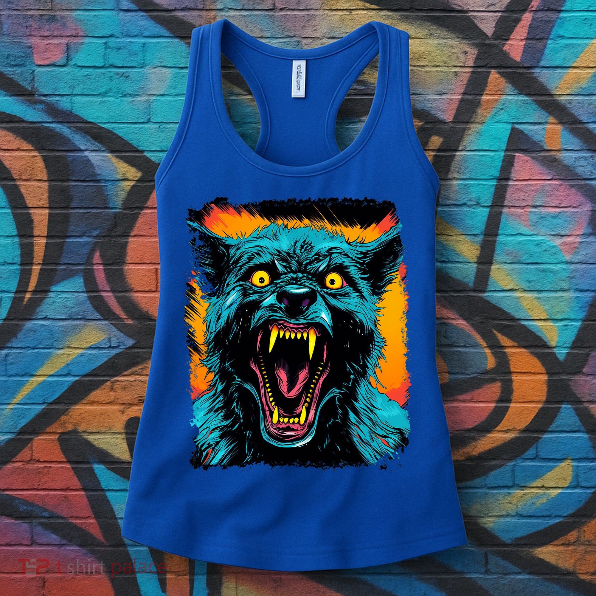 Frightnightfits Werewolf Halloween Women's Tank Top