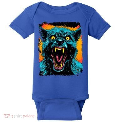 Frightnightfits Werewolf Halloween Baby Bodysuit