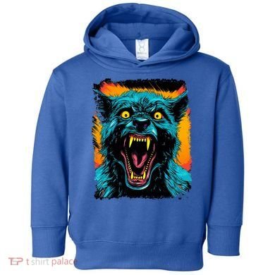 Frightnightfits Werewolf Halloween Toddler Hoodie