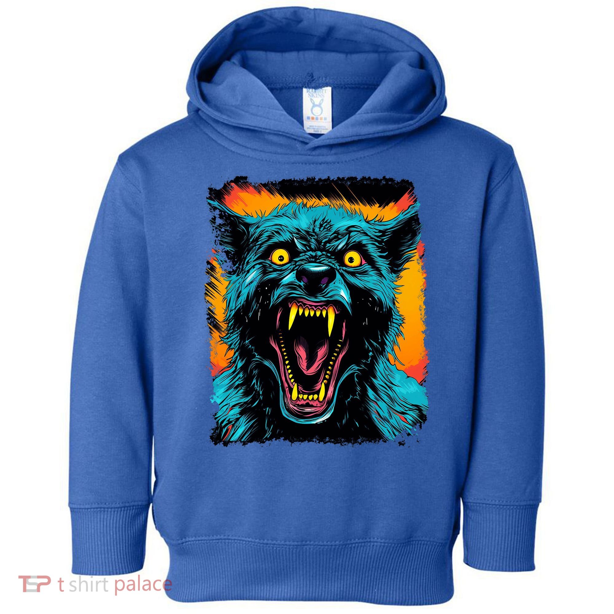 Frightnightfits Werewolf Halloween Toddler Hoodie
