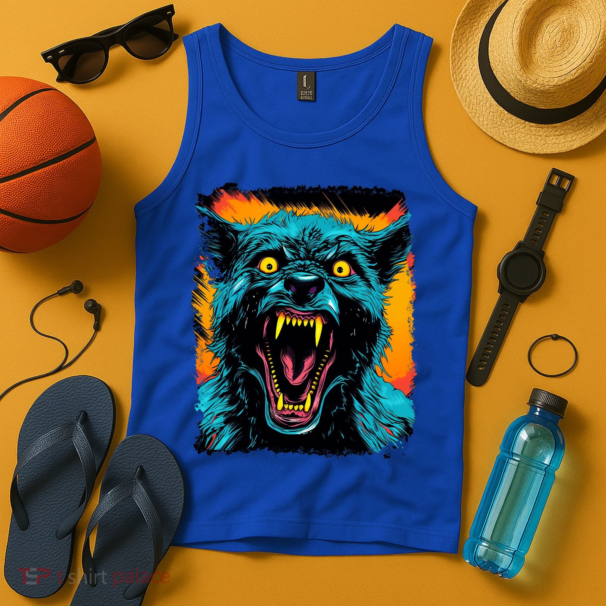 Frightnightfits Werewolf Halloween Tank Top