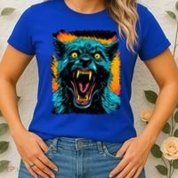 Frightnightfits Werewolf Halloween Women's T-Shirt thumb 2
