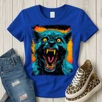 Frightnightfits Werewolf Halloween Women's T-Shirt thumb 3