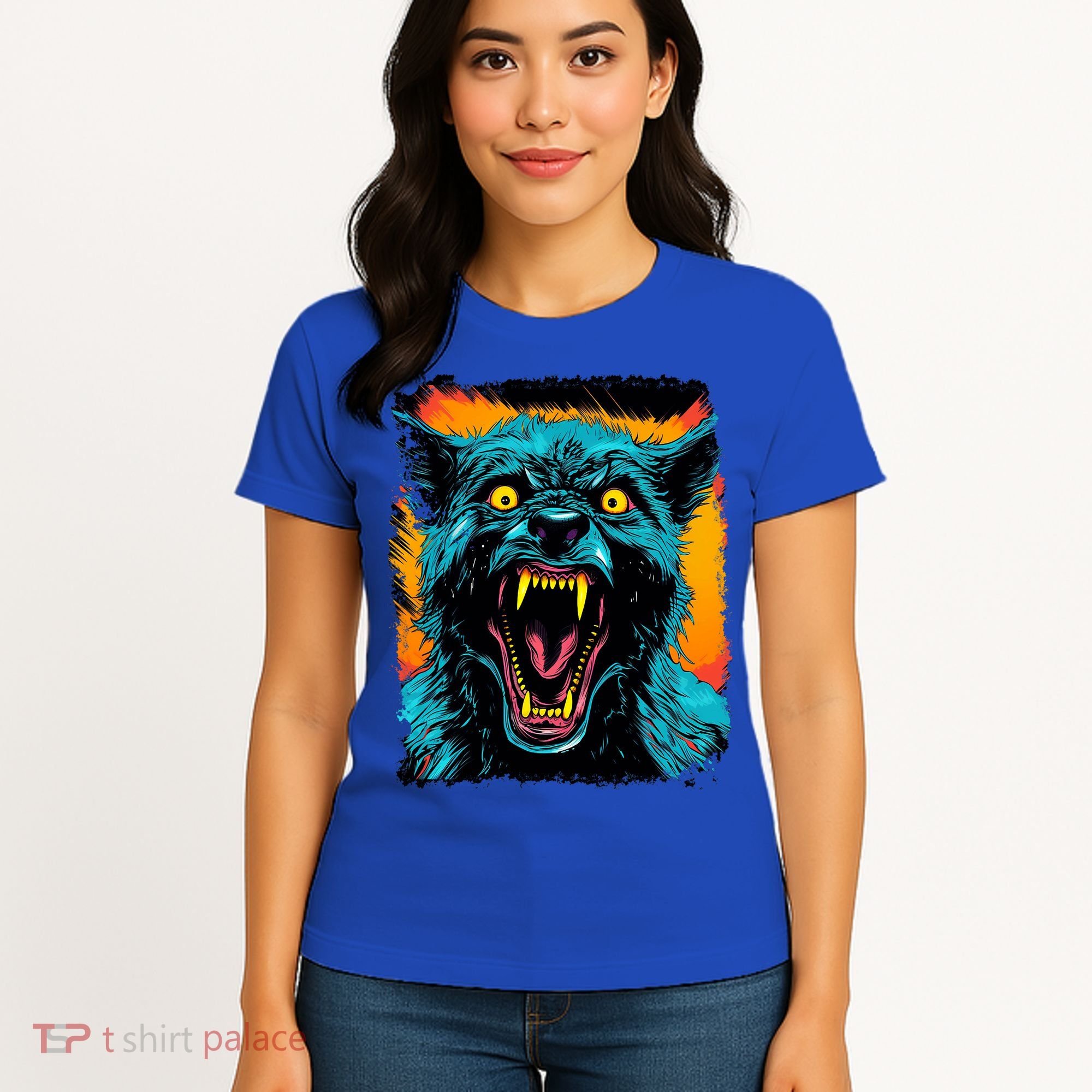 Frightnightfits Werewolf Halloween Women's T-Shirt