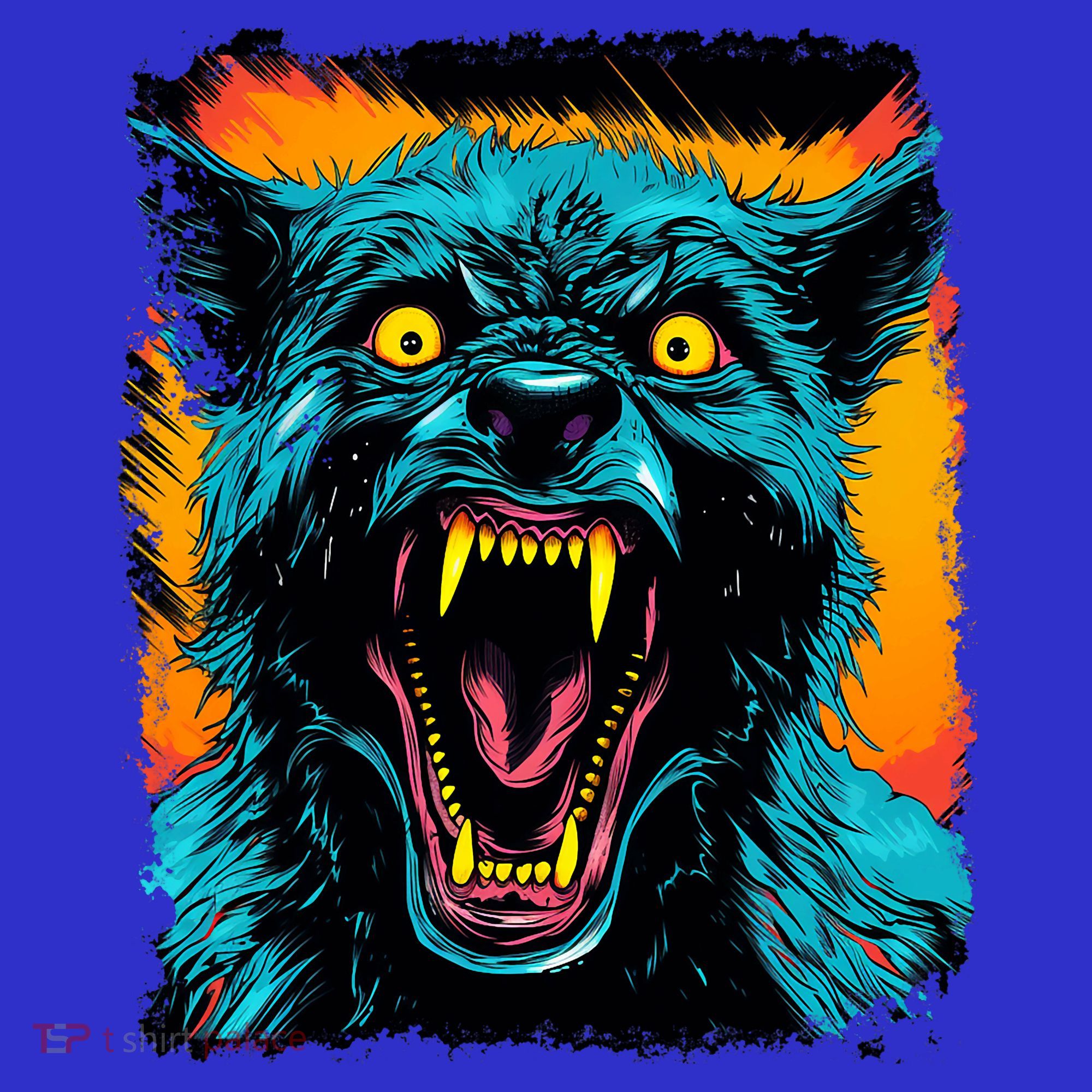 Frightnightfits Werewolf Halloween Kids Long Sleeve Shirt