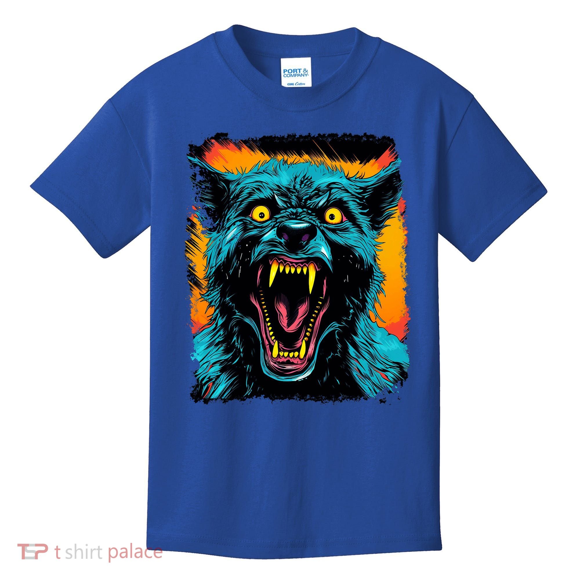 Frightnightfits Werewolf Halloween Kids T-Shirt