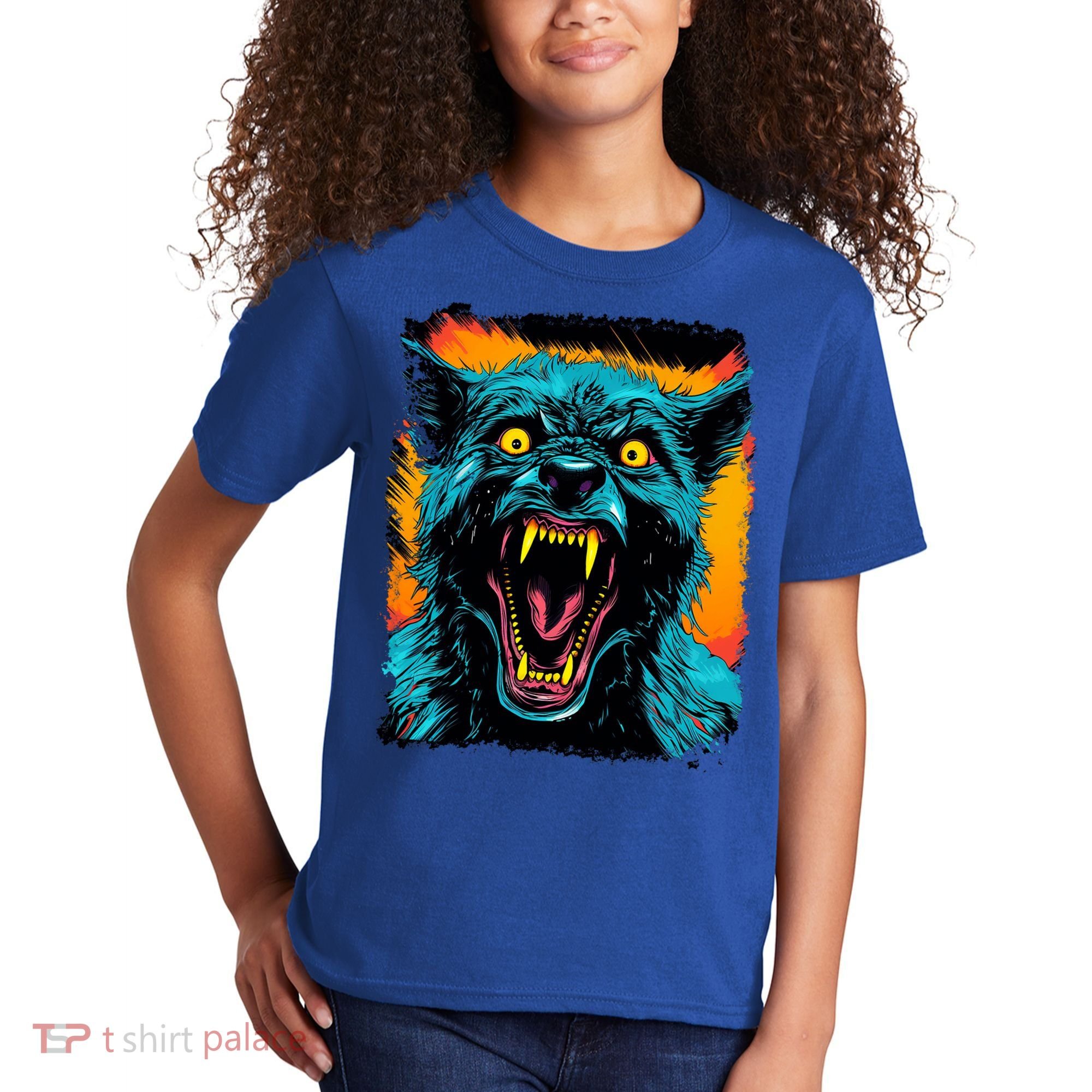 Frightnightfits Werewolf Halloween Kids T-Shirt