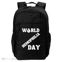 Funny World Hemophilia Day Great Gift Backpack thumb 0