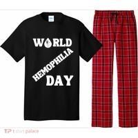 Funny World Hemophilia Day Great Gift Pajama Set thumb 0