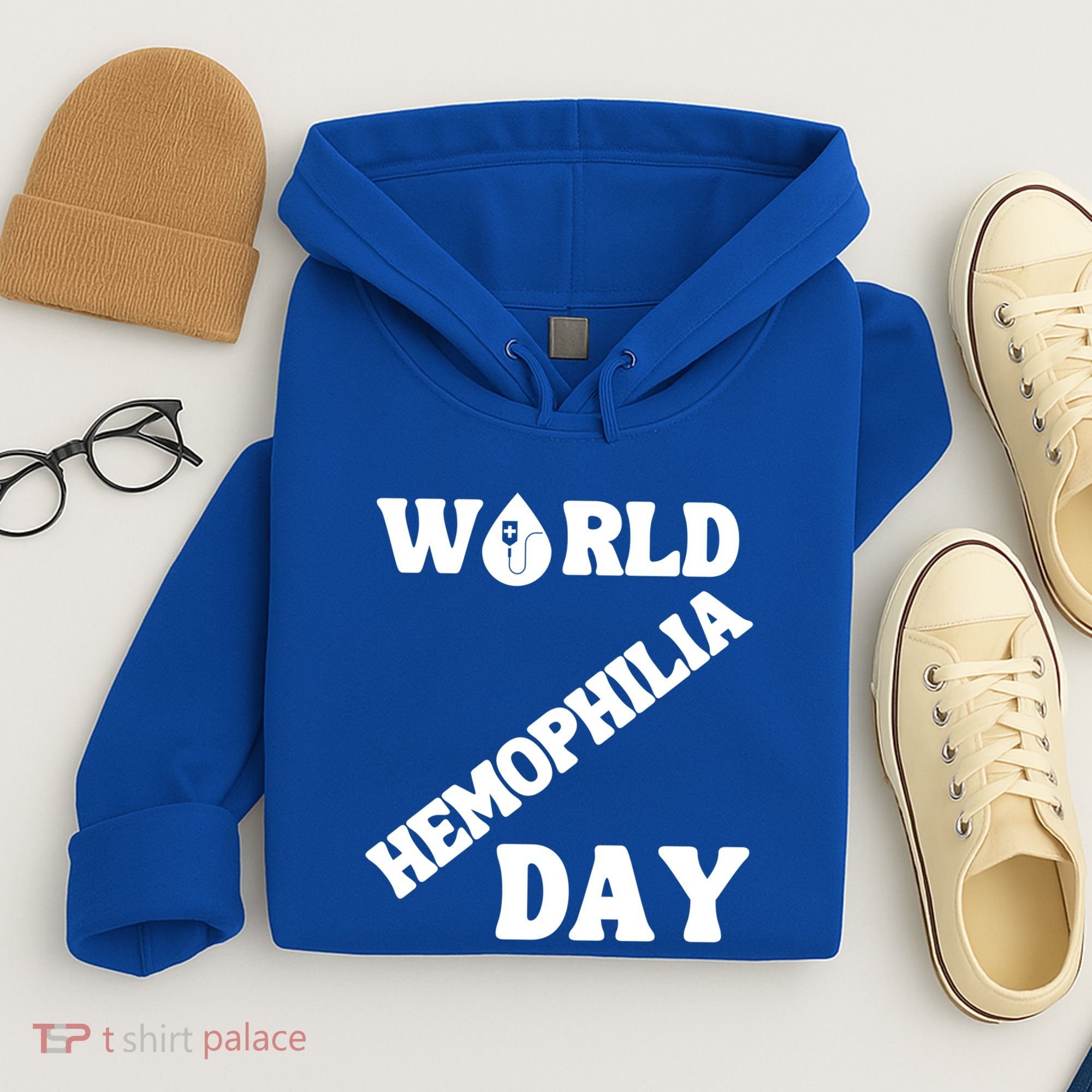 Funny World Hemophilia Day Great Gift Hoodie