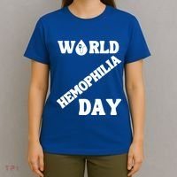 Funny World Hemophilia Day Great Gift T-Shirt thumb 4